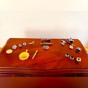 men's single JEWELRY accessories for reselling or recycle Lot of 17